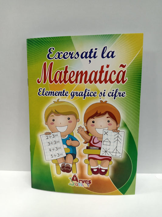 Carte Exersații la Matematică – Elemente grafice și vizuale pentru copii