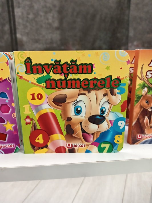 Carte educativă Învățăm Numerele – învățare și recunoaștere pentru copii