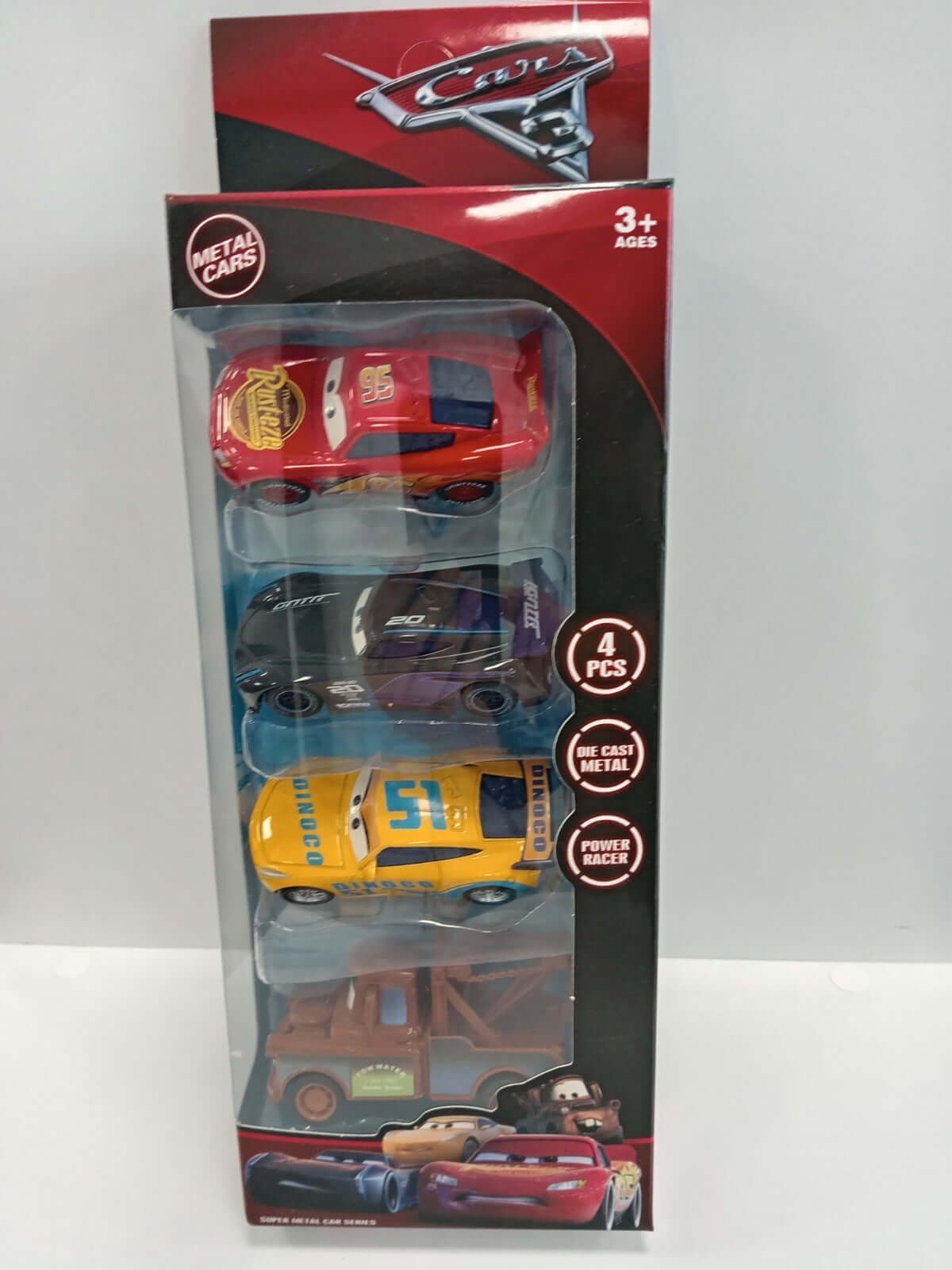 Mașini Cars din metal, jucării rezistente și detaliate, perfecte pentru colecționari și joacă distractivă.